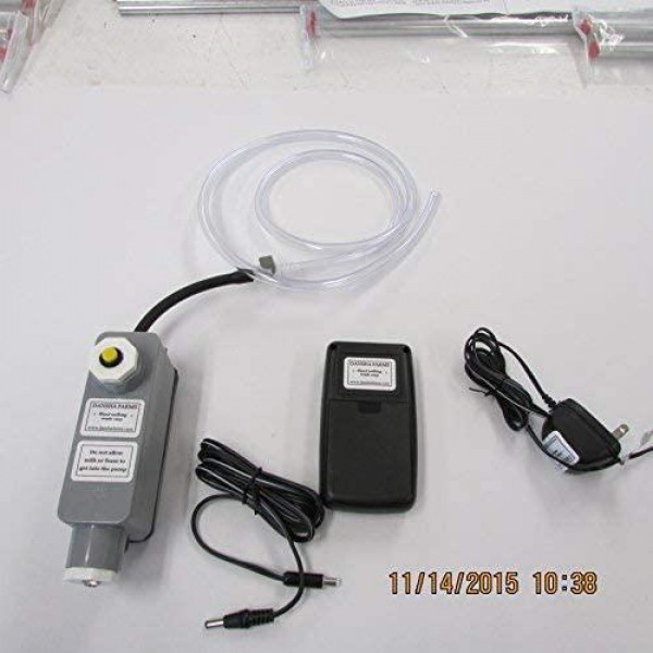 Dansha Farms Vacuum-Manual Pulse Pump with Rechargeable Power Pac Improved 12 Volt Patent US9,635,830 B2