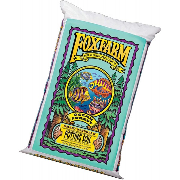 FoxFarm Ocean Forest Garden Soil Mix (2 Bags) and Happy Frog Organic Potting Soil Mix Bundle (1 Bag)