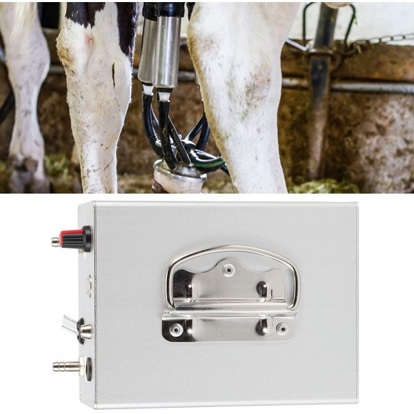 Liyeehao Cow Goat Milking Machine Pulsation Vacuum Pump Milker Electric Milking Machine Vacuum Pump Accessory Farm Supplies for Donkey Cow Horse Sheep (US)