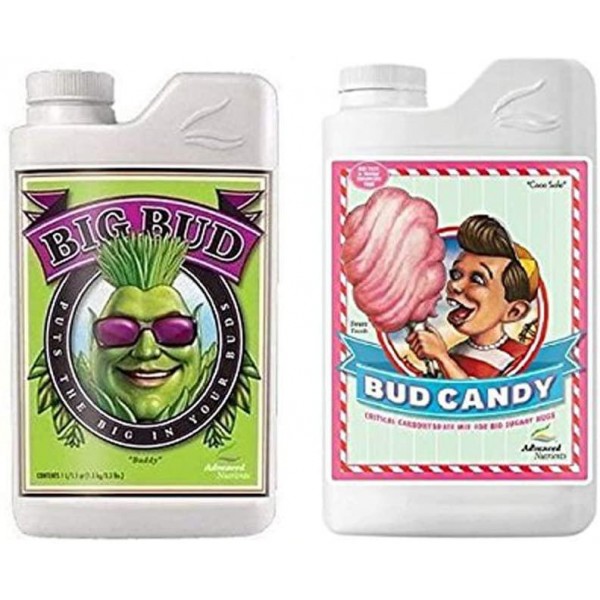 Advanced Nutrients Big Bud and Bud Candy Bundle Set Fertilizers Hydroponics (4 Liter)