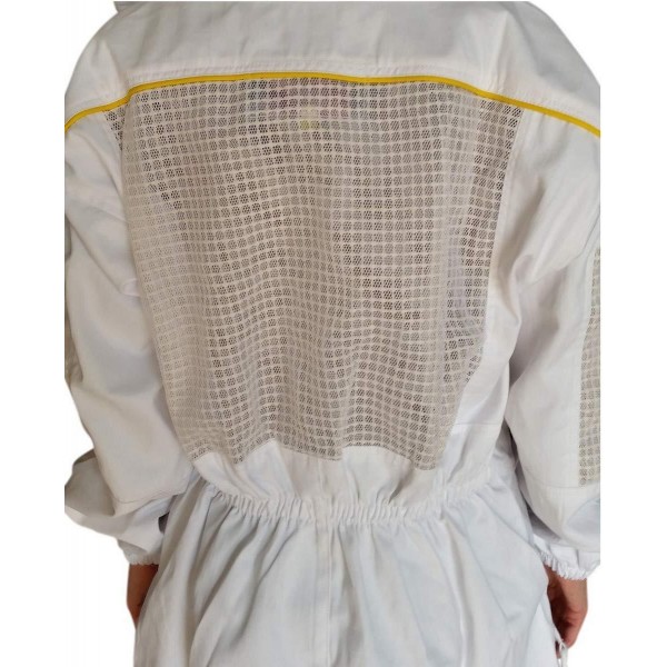 OZ ARMOUR Beekeeping Suit Ventilated Poly Cotton Extra Cool Beekeeper Costume Kit with 2 Hoods Fencing/Folding & Round Brim Hat (4-XL)