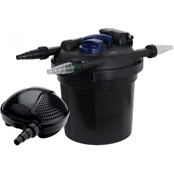 The Pond Guy AllClear G2 Pressurized Filtration System - AllClear G2 2000 & SolidFlo G2 2000 - Combo
