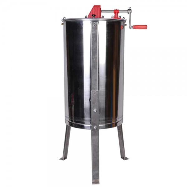 Snowtaros 2 Frame Manual Honey Extractor, Stainless Steel Honeycomb Spinner Drum Crank, Beekeeping Extraction Apiary Centrifuge Equipment