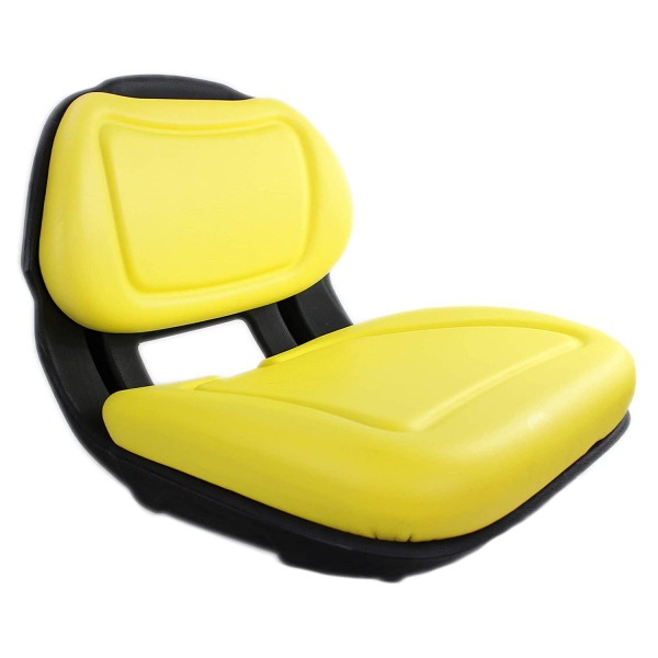 E-AM136044 DirectFit Yellow Seat for John Deere X530, X520, X500, X360, X340, X324, X320, X300R, X304, X300, X305R, X310, X330, X350, X350R, X354, X384, X380, X370, X394+