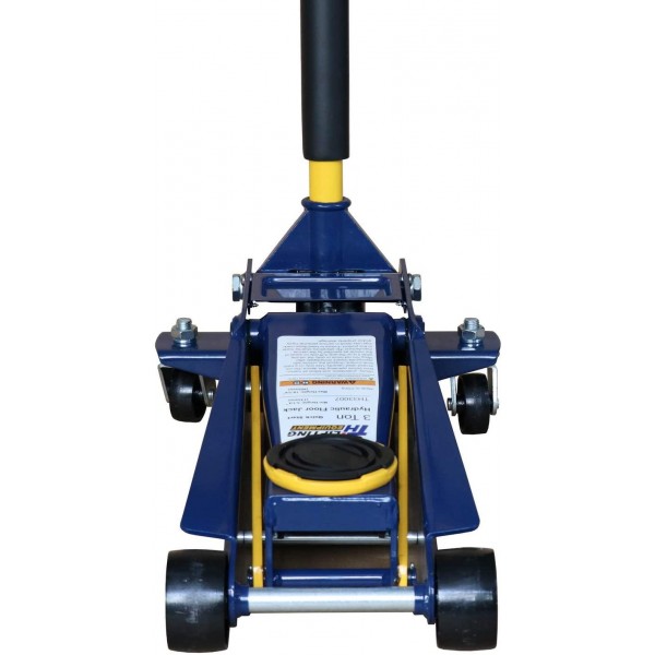 Heavy duty 3 Ton Floor Jack, Steel Hydraulic Service Jack Quick Rise With Double Pump Quick Lift, Blue HT3300