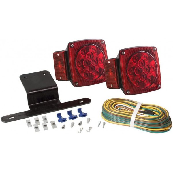 Optronics TLL9RK LED Sealed Trailer Light Kit, Red, One Size