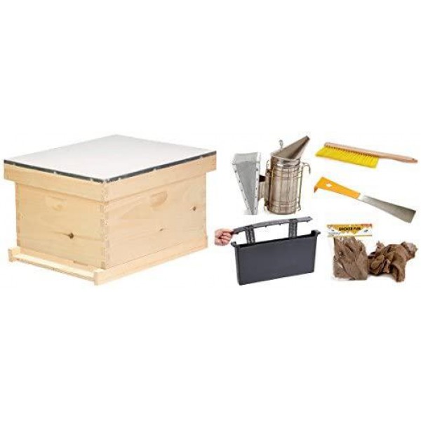 Little Giant 10-Frame Beginner Hive Kit Beekeeping Starter kit for Beginners (Item No. BEGHIVEKIT)