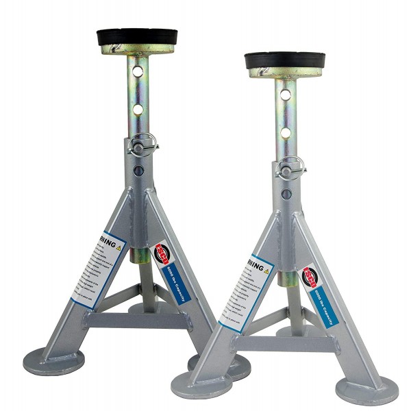ESCO 10498 Jack Stands, 3 Ton Capacity, Pair of 2 Stands (Pack of 2)