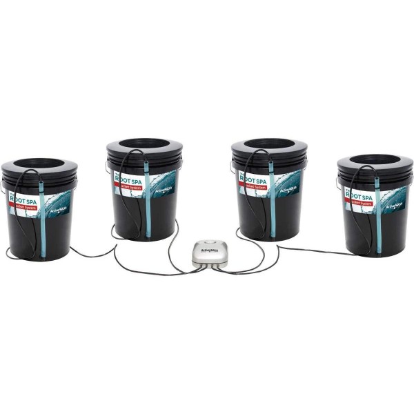 Hydrofarm Active Aqua Root Spa 5-Gallon 4 Bucket Culture System | RS5GAL4SYS