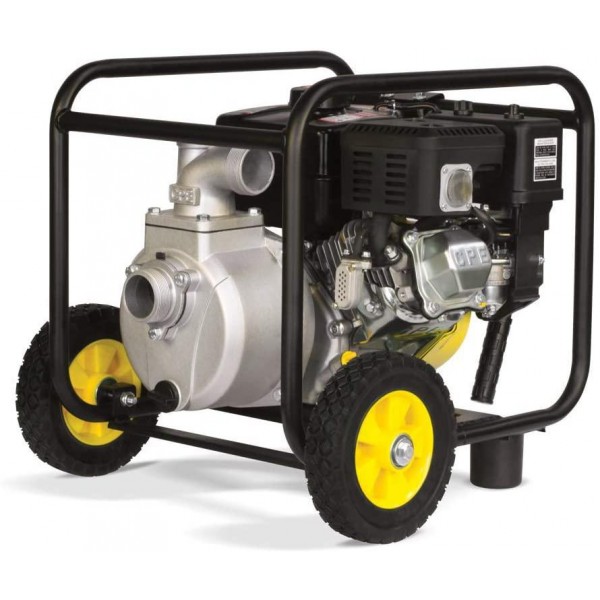 Champion 66520 2-Inch Gas-Powered Semi-Trash Water Transfer Pump with Hose and Wheel Kit