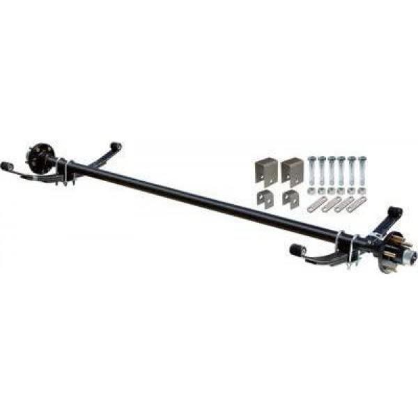 Ultra-Tow 2000-Lb. Capacity Complete Axle Kit - 60in. Hubface, 48in. Spring Center, 5-Stud Pattern, 4.5in. Hubs