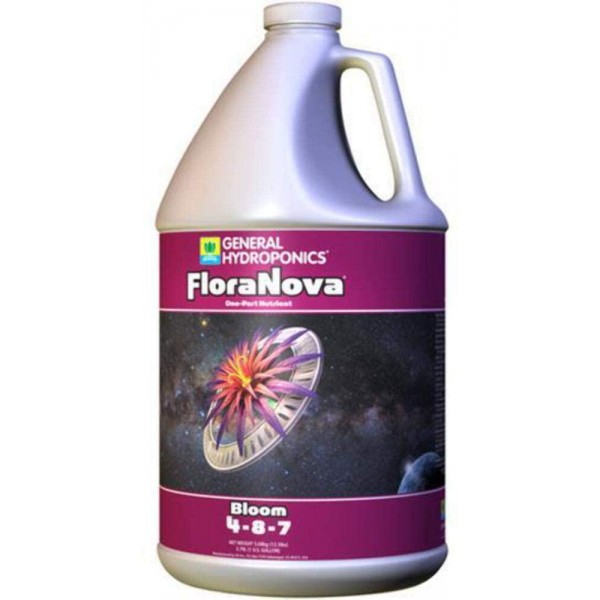 General Hydroponics FloraNova Bloom 1 Gallon 128oz Liquid Nutrient Grow Formula