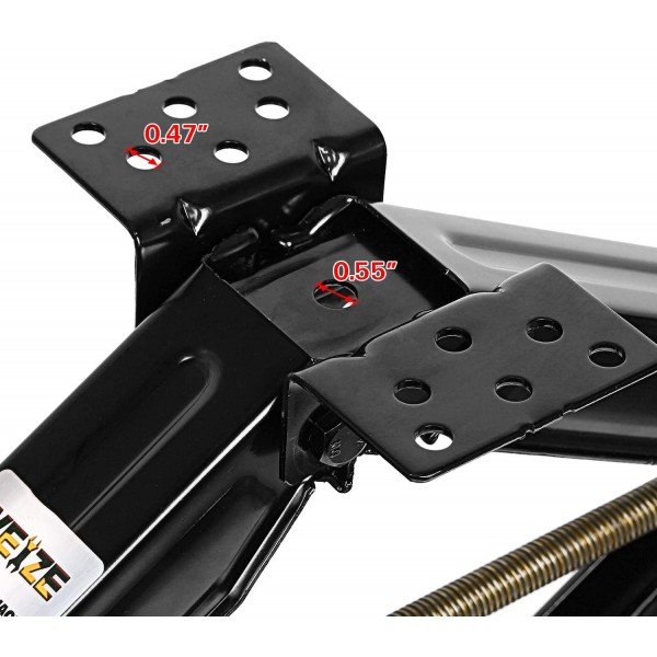 Weize RV Trailer Camper Stabilizer Leveling Scissor Jacks with Handle-24