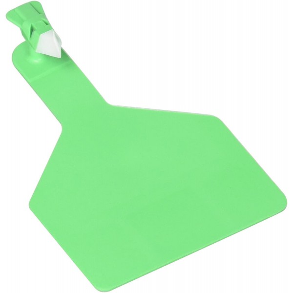 Z Tags 100 Count 1-Piece Blank Tags for Cows, Green