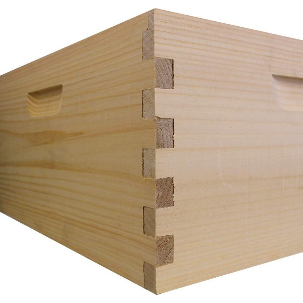 Amish Made in USA Complete Langstroth Bee Hive Includes Frames and Foundations (2 Deep, 2 Medium)