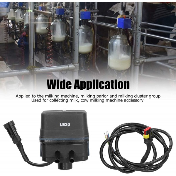 Milking Machine Pulsator, Saving Time Electric Pulsator, Plastic Simple Operation Milking Machine Accessories for Cow Farm Equipment Farm