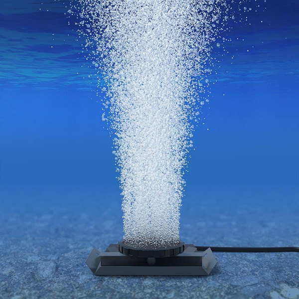 Airpro Pond Aerator Kit by Living Water Aeration - Rocking Piston Pond Aeration System for Up to 1 Acre - Includes: 1/4 HP Compressor, 100' Weighted Tubing, Membrane Diffuser