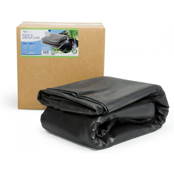 Aquascape PRO Grade EPDM Boxed 45 Mil Liner for Pond, Waterfall, and Water Features, 10 x 12 Feet | 85000