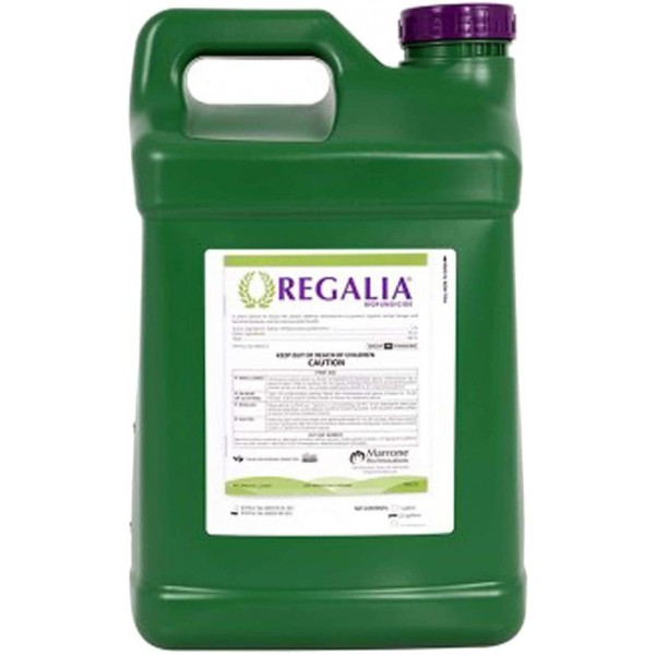 Regalia Biofungicide Fungicide Inhibits Fungal and Bacterial Disease Boosting Yield, 0-Day PHI, 4 Hour REI, OMRI Listed - 2.5 Gallon
