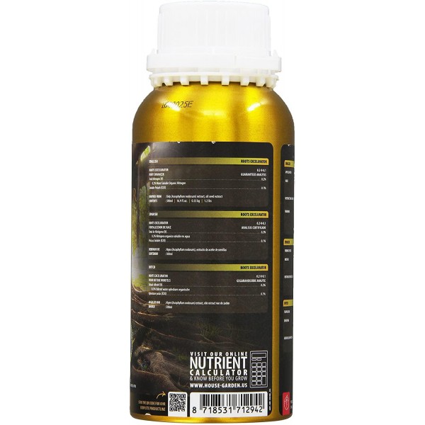 House & Garden HGRXL005 Roots Gold Excelurator Fertilizer, 500 ml