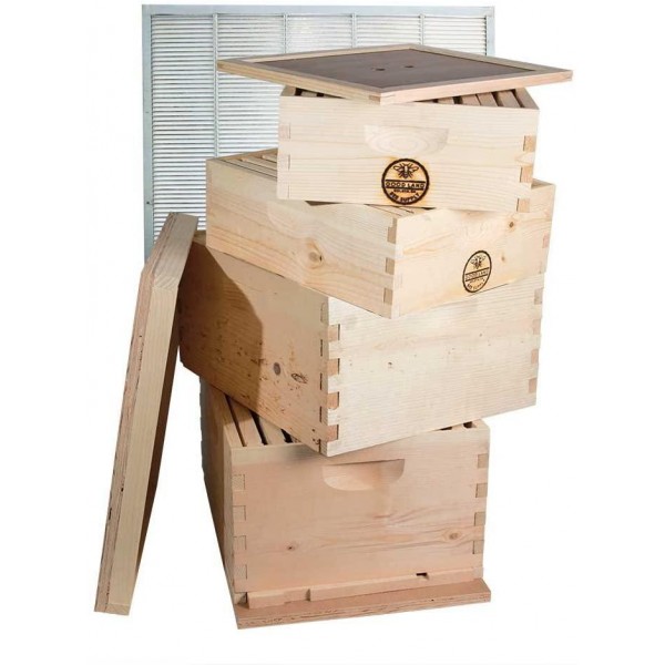 GoodLand Bee Supply GL-2B2SK Beekeeping Double Deep Box Beehive Kit
