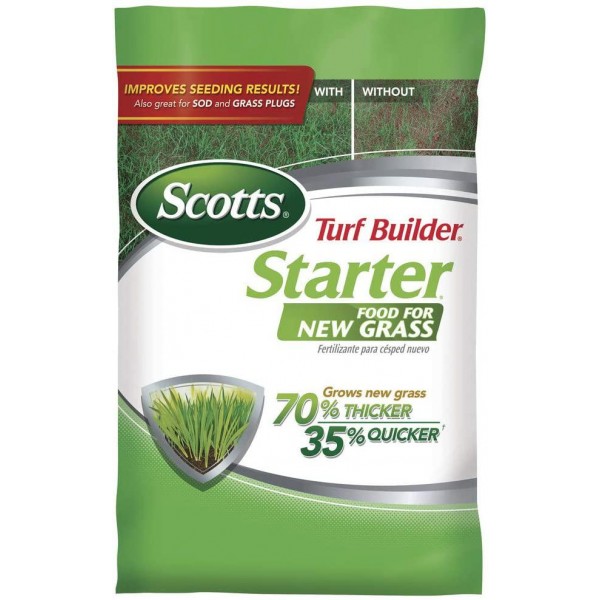 Scotts 21814 Turf Builder Starter Food for New Grass, 14,000 sq. ft