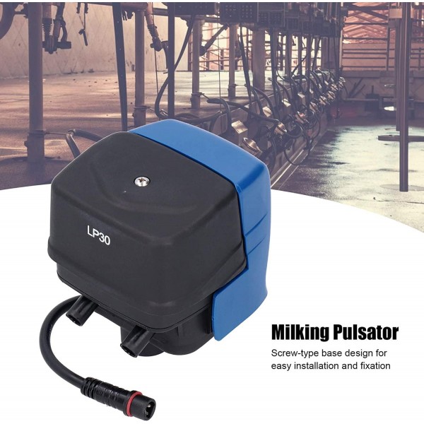Yosoo Pulsator Milking, Electric Pulsator with 2-Outlet AC24V Milking Machine Accessory Livestock Equipment