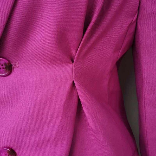 Women street fashion v neck oversize ros  coat