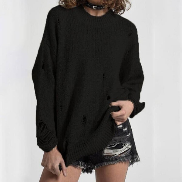 Women's Knit Long Sleeves Cropped  er Top