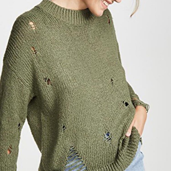 Women's Knit Long Sleeves Cropped  er Top