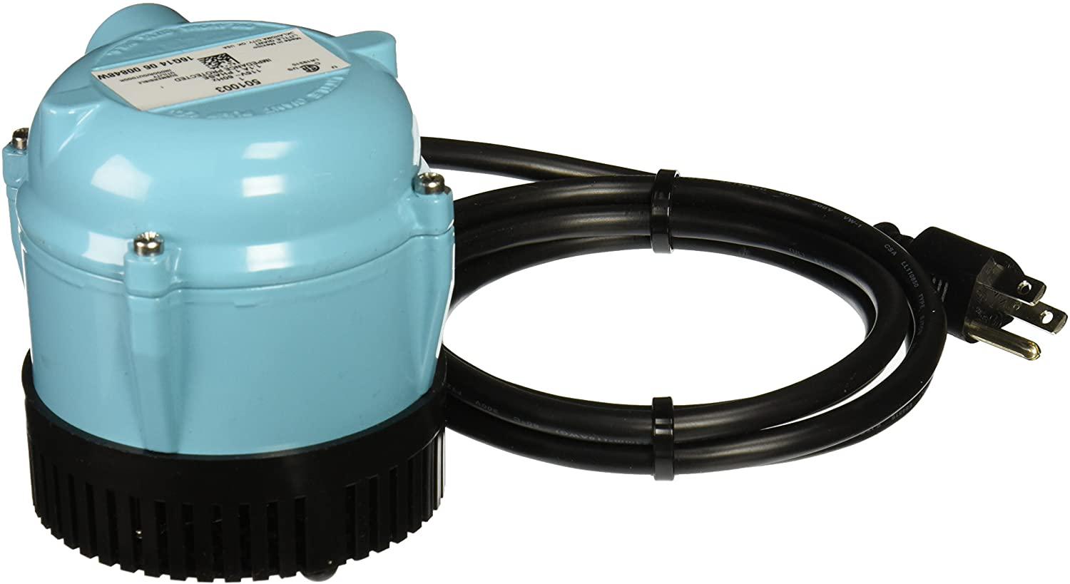 Little Giant 501003 1 115 Volt 205 GPH Oil-Filled Small Submersible Pump