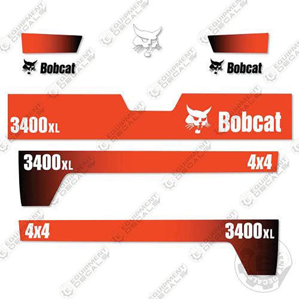 Bobcat 3400 XL 4x4 Utility Vehicle Replacement Decals 2010